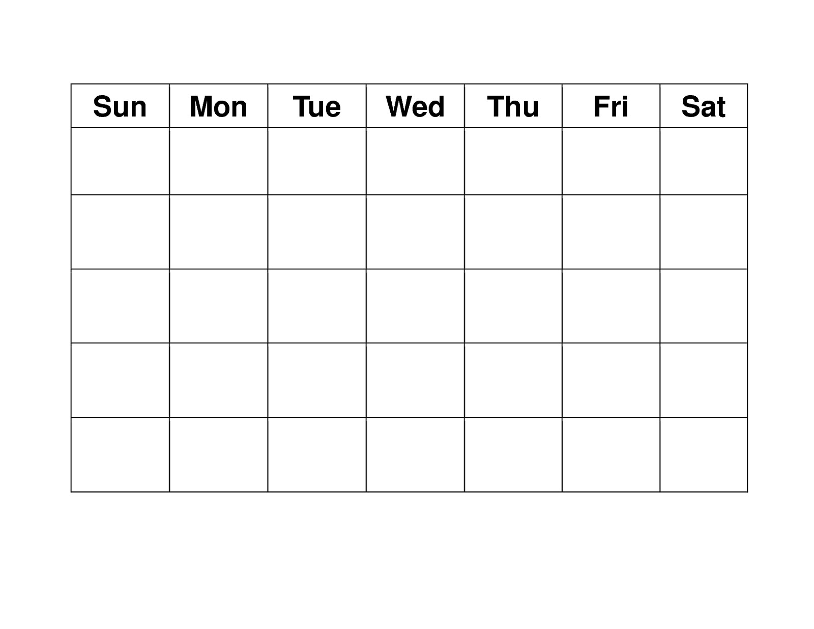 Blank Printable Calendar Template Daisy Blake