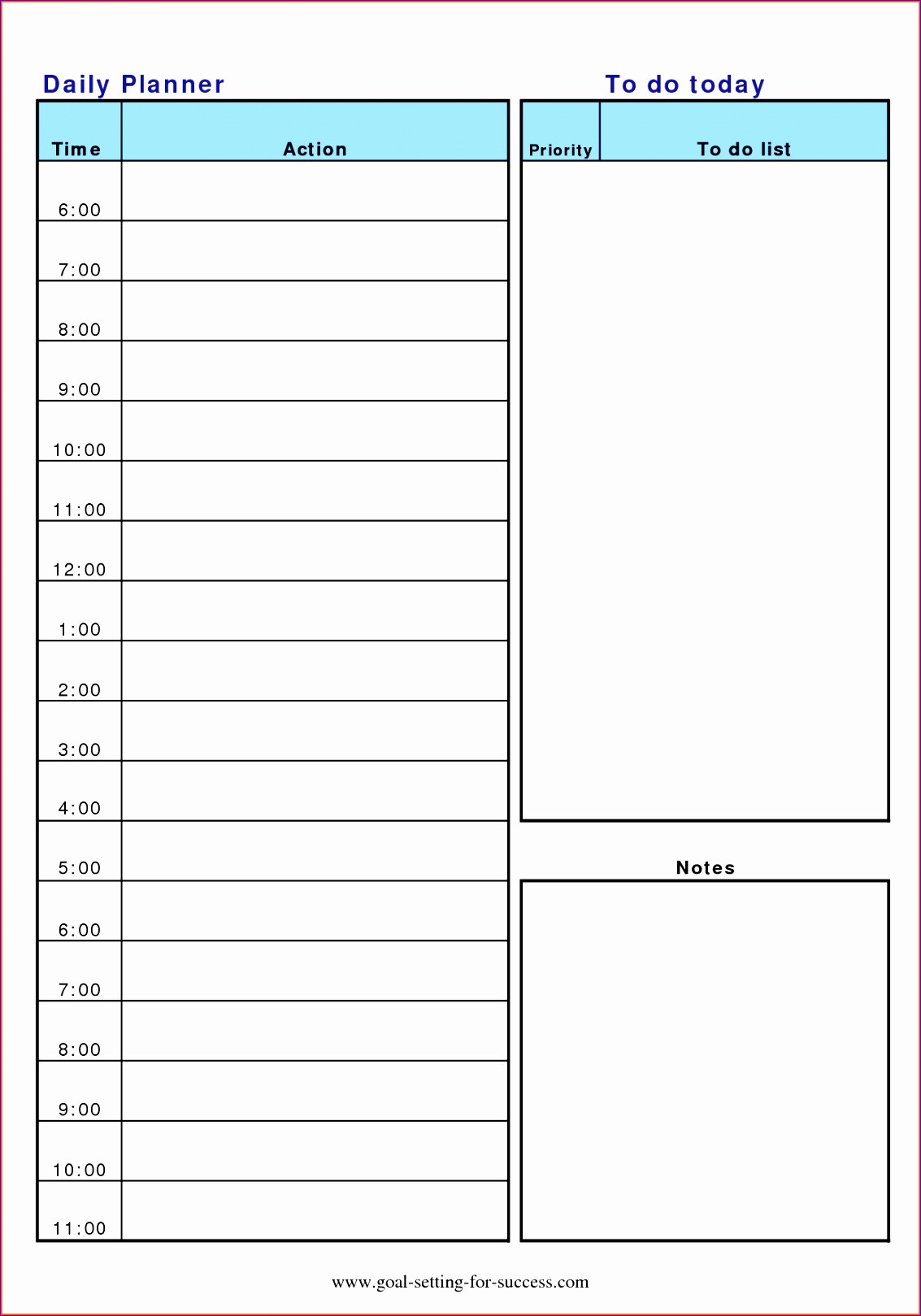 Daily Calendar Template Excel 8 Daily Planner Excel Template Excel Templates Excel