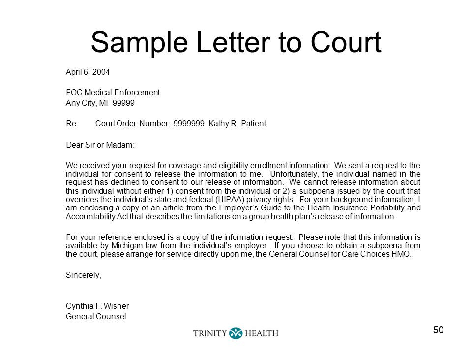 Letter To Court Template Daisy Blake