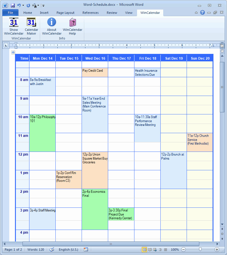 Ms Access Calendar Template Microsoft Access Calendar Template