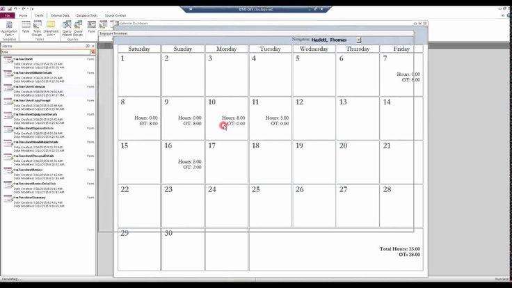 Ms Access Calendar Template Microsoft Access Schedule Template Best Microsoft