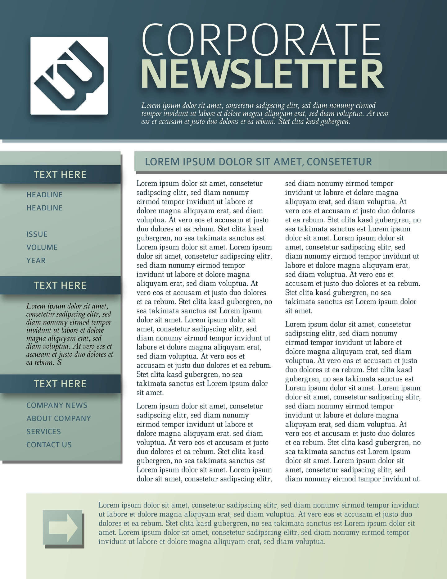 One Page Newsletter Template 30 E Page Newsletter Template Free