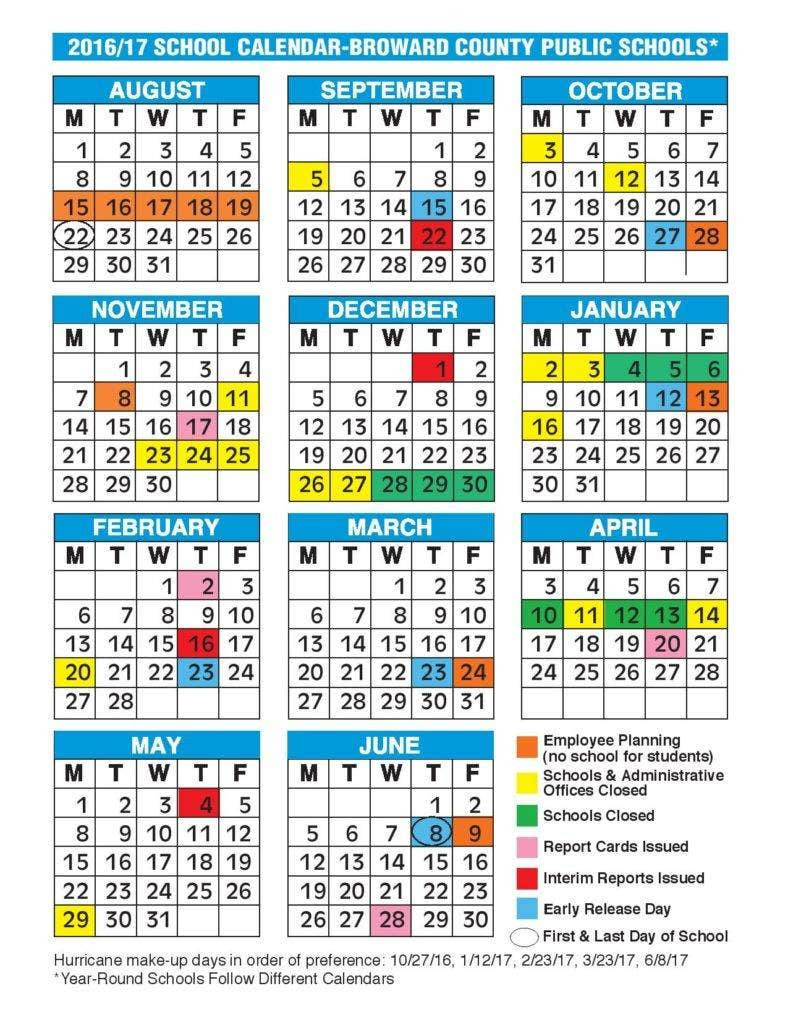 School Year Calendar Template 9 Daily Calendars Free Samples Examples Download