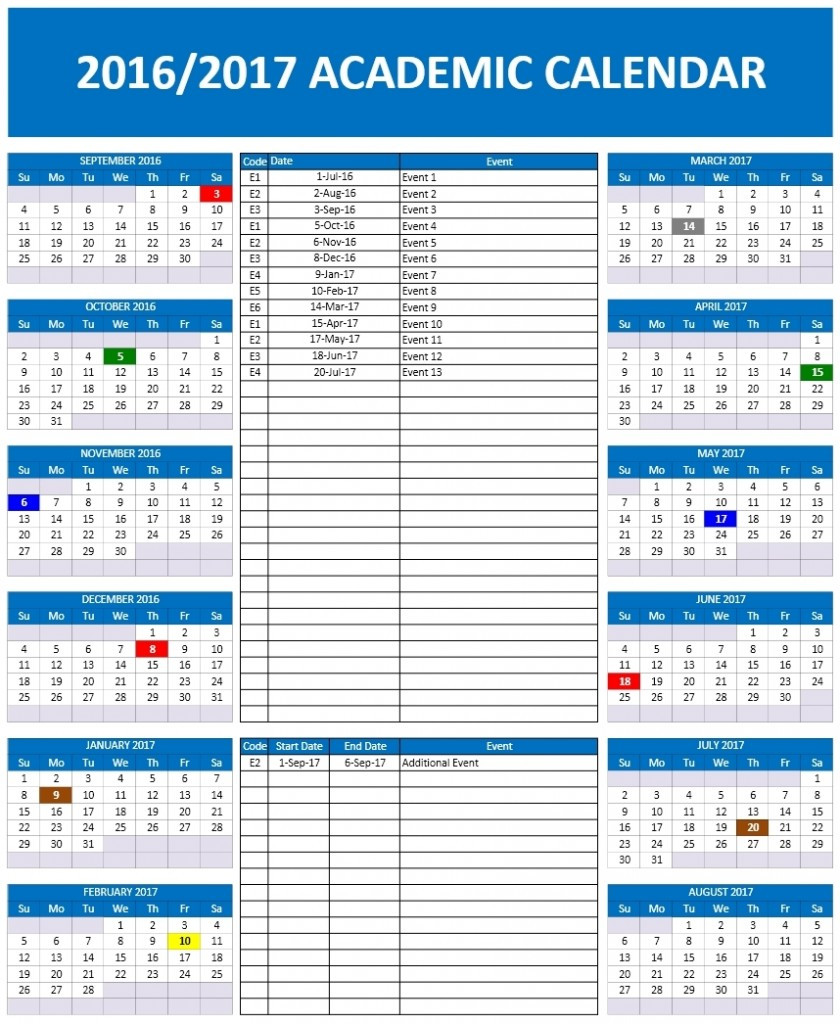 School Year Calendar Template Microsoft Fice School Year Calendar Templates