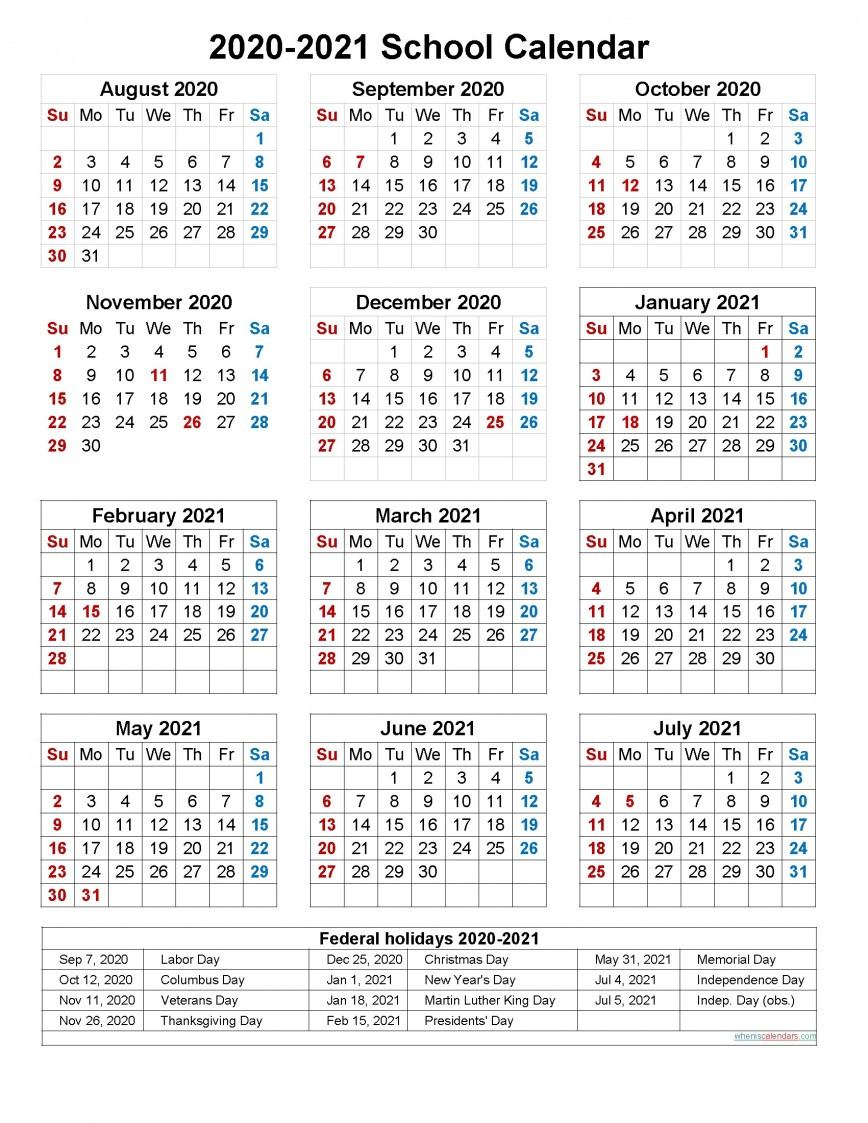 School Year Calendar Template School Year Calendar Template Addictionary