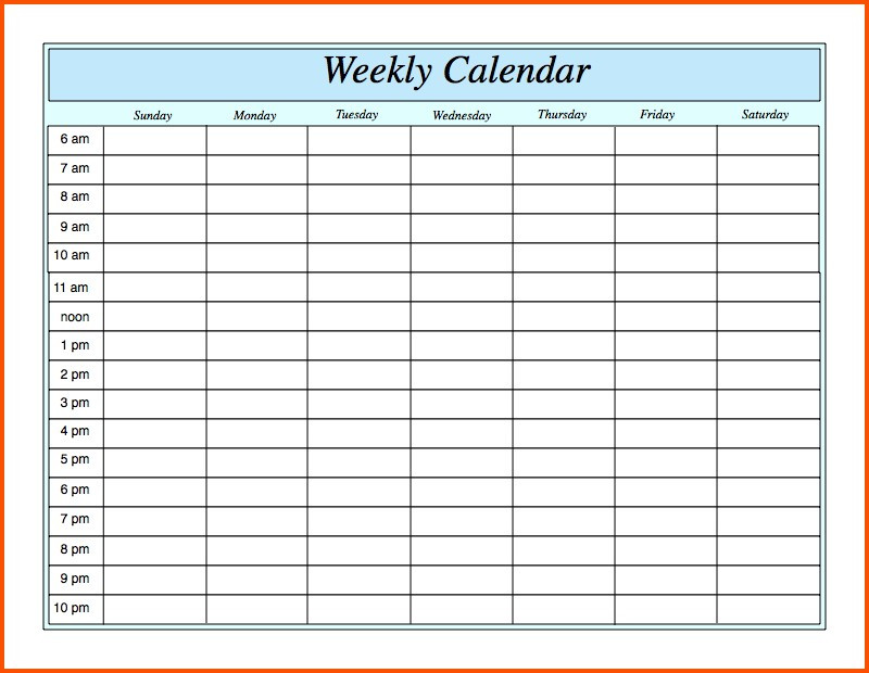 Work Week Calendar Template Awesome Printable Work Week Calendar