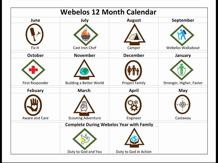 Cub Scout Calendar Template Pin On Printable Template Example Simple