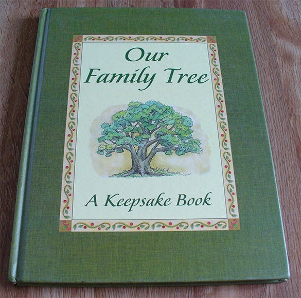 Family Tree Book Template Family Tree Book Template – 9 Free Word Excel Pdf