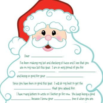Letter From Santa Template 15 Free Printable Letters From Santa Templates
