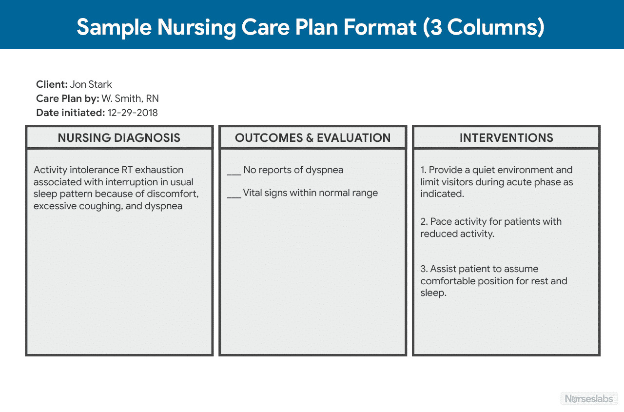 Nursing Care Plan Template Nursing Care Plan Ncp Ultimate Guide and Database