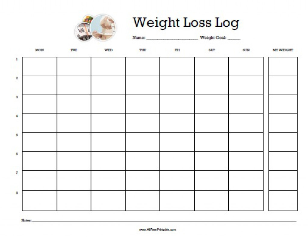 Weight Loss Calendar Template Printable Weight Loss Chart