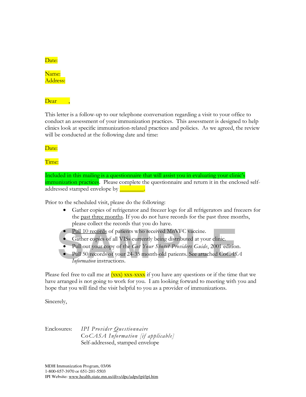 Appointment Reminder Letter Template Appointment Reminder Letter Sample