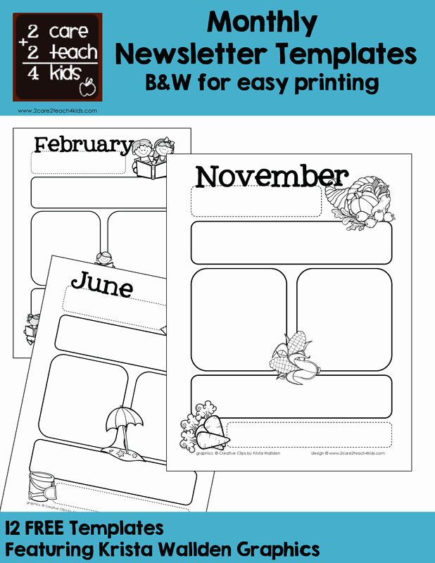 Child Care Newsletter Template Child Care Newsletter Template