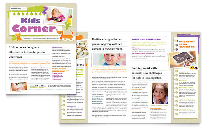 Child Care Newsletter Template Newsletter Templates