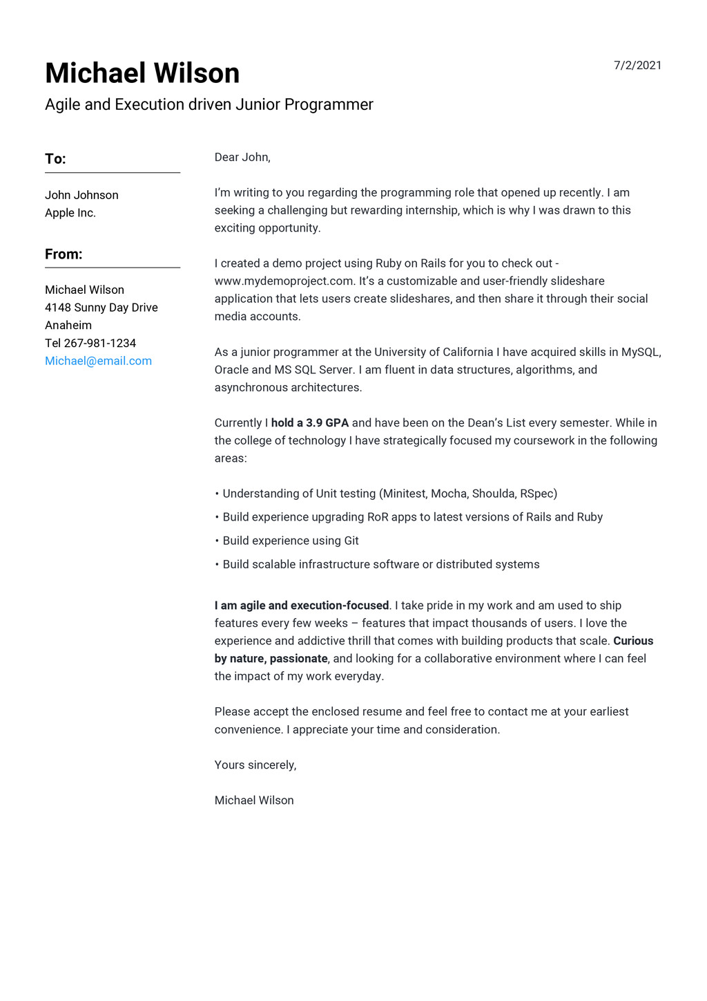 Cover Letter Template Free Free Cover Letter Templates You Can Fill In and Download