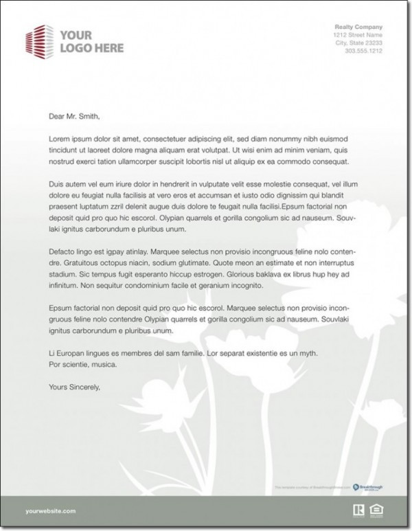 Expired Listing Letter Template 30 Expired Listing Letter Template