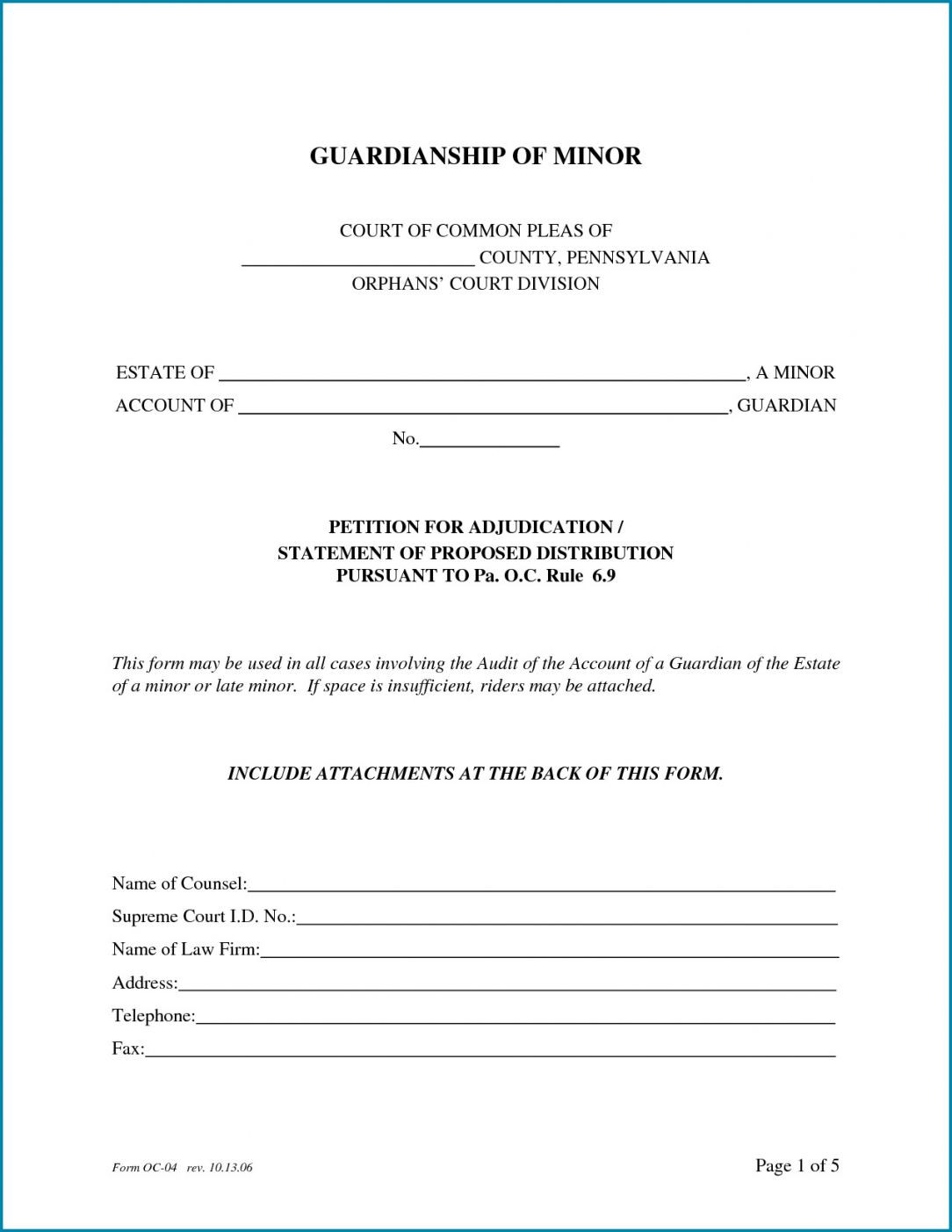 Free Guardianship Letter Template Permanent Guardianship Letter Template In 2020