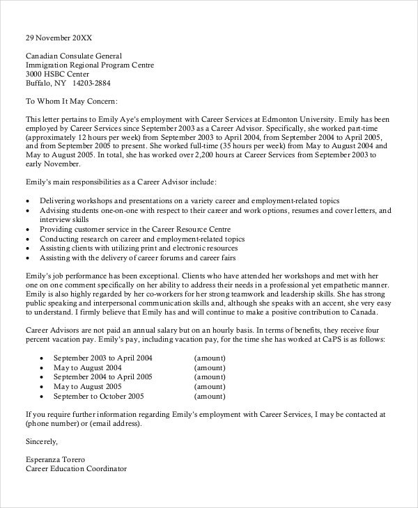 Immigration Recommendation Letter Template 12 Immigration Reference Letter Templates Word Pdf