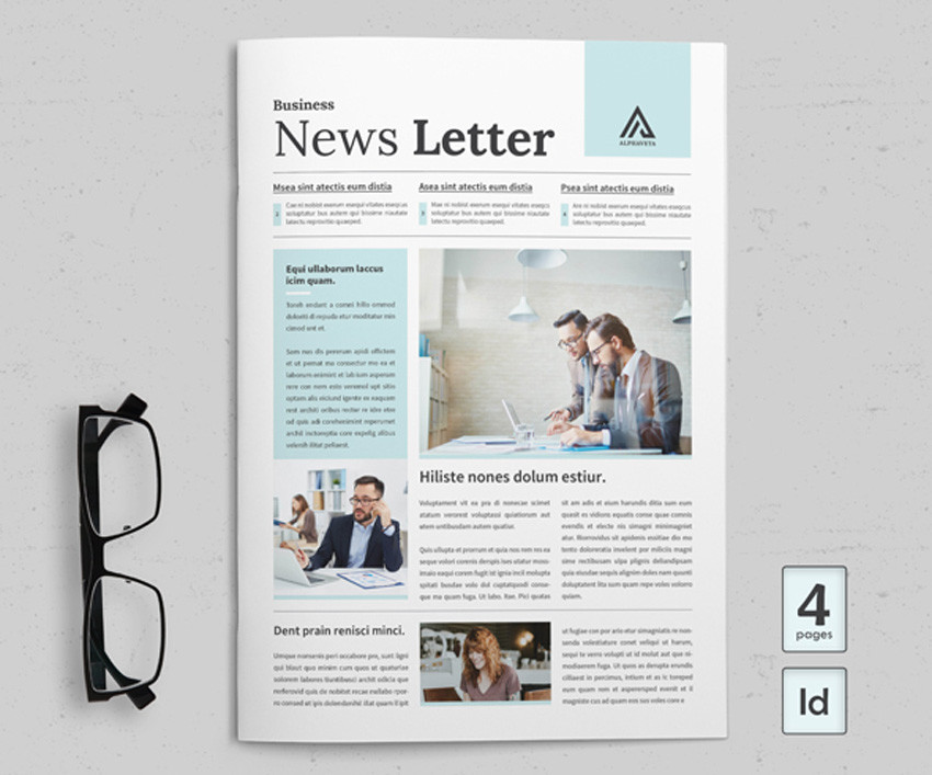 In Design Newsletter Template 33 Best Indesign Newsletter Templates New for 2019