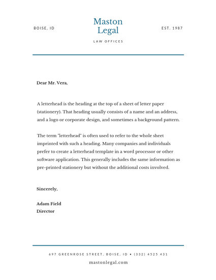 Law Firm Letterhead Template Customize 30 Law Firm Letterhead Templates Online Canva
