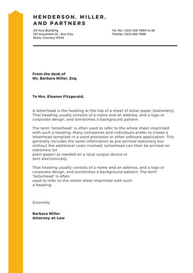 Law Firm Letterhead Template Customize 37 Law Firm Letterhead Templates Online Canva