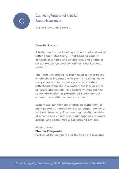 Law Firm Letterhead Template Customize 40 Law Firm Letterhead Templates Online Canva