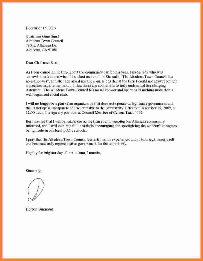 Letter Of Resignation Template 11 Professional Letter Of Resignation
