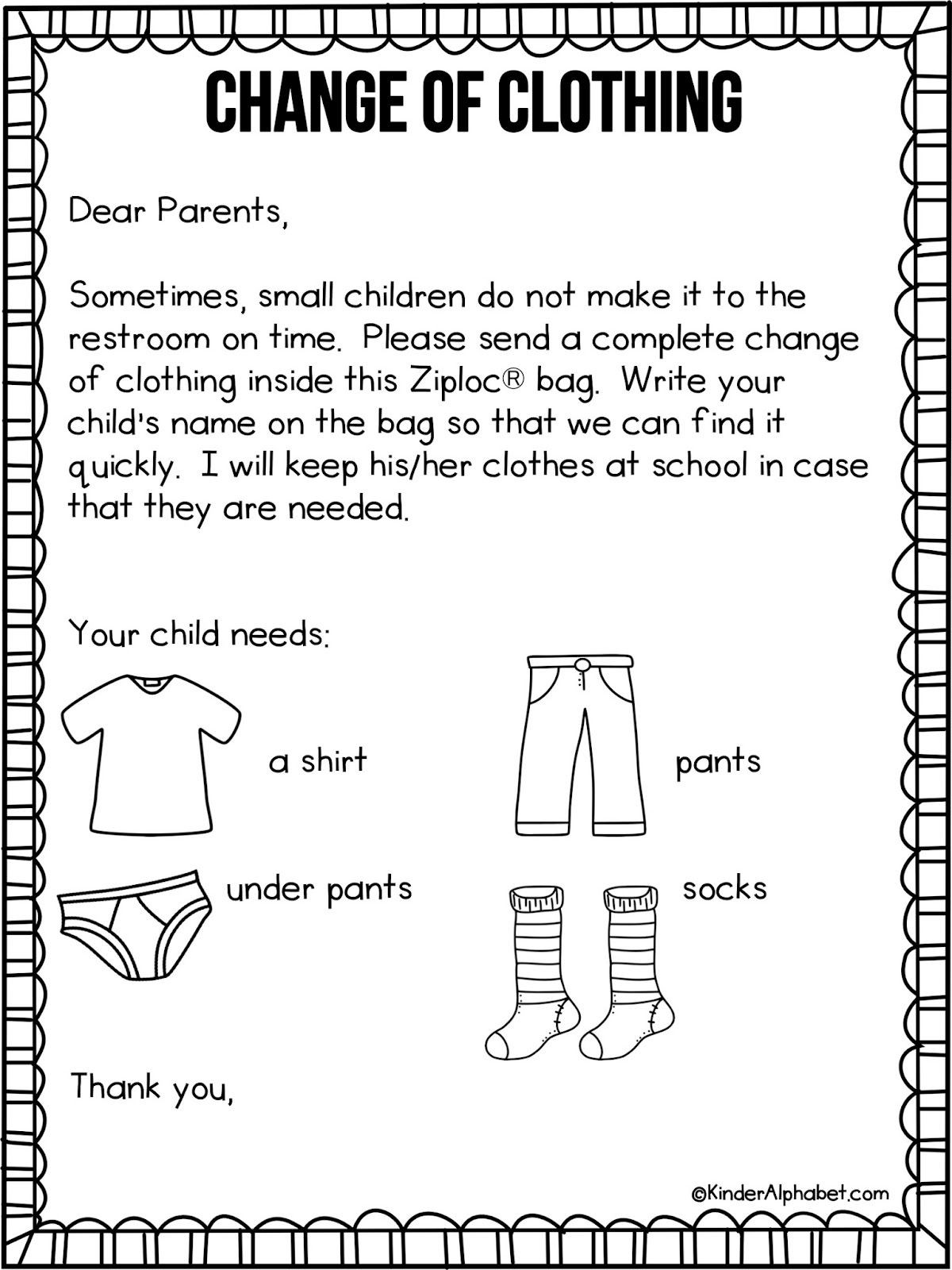 Letter to Parent Template Daycare Letter to Parents Template Collection