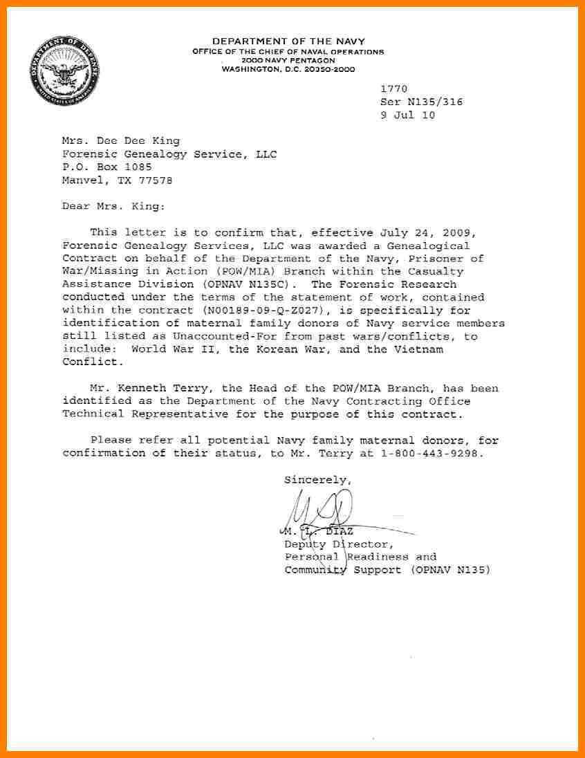 Letter to soldiers Template 10 Army Letter Of Introduction