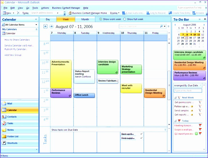 Microsoft Access Calendar Template 6 Microsoft Excel 2007 Templates Excel Templates Excel