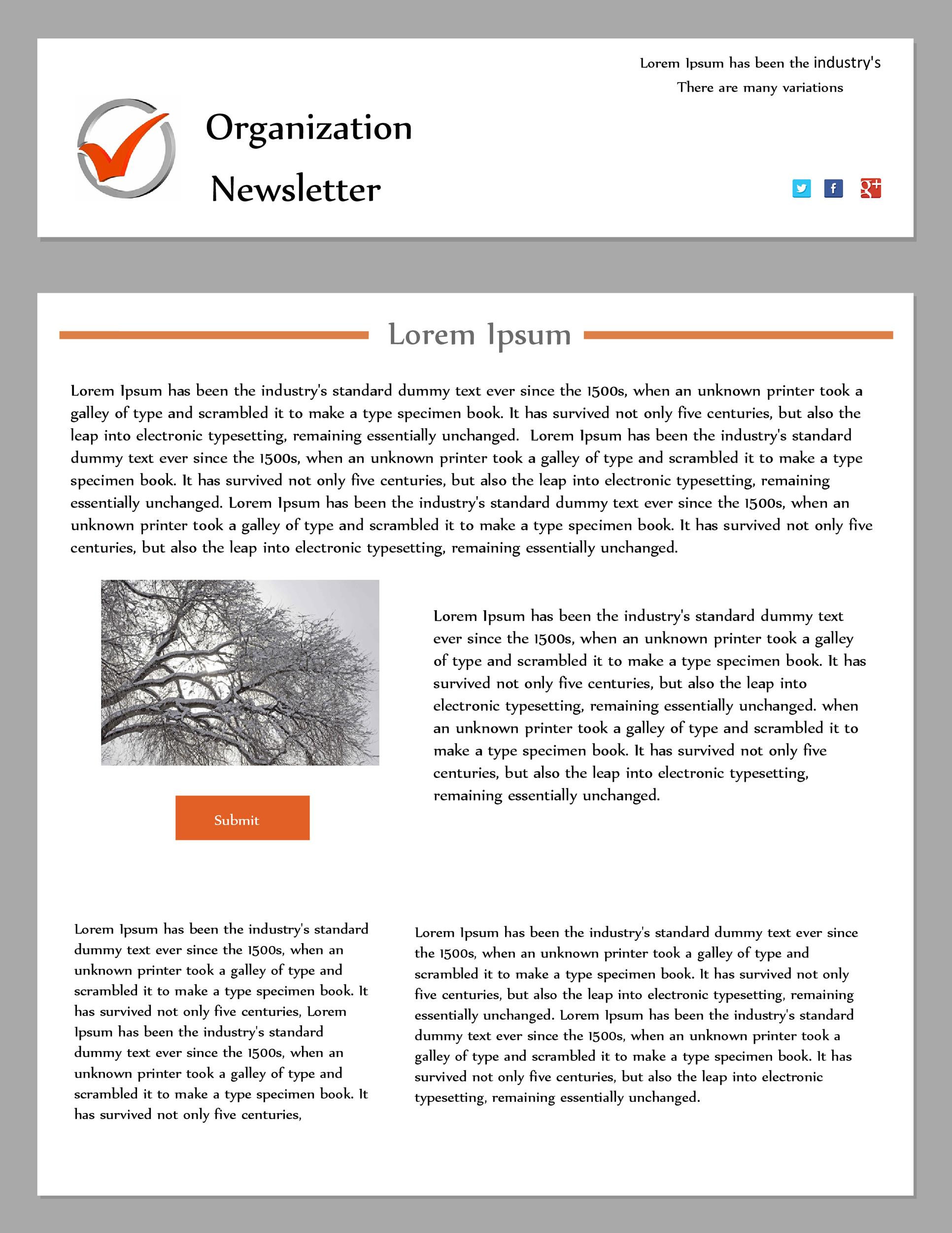 Print Newsletter Template Free 50 Free Newsletter Templates for Work School and Classroom