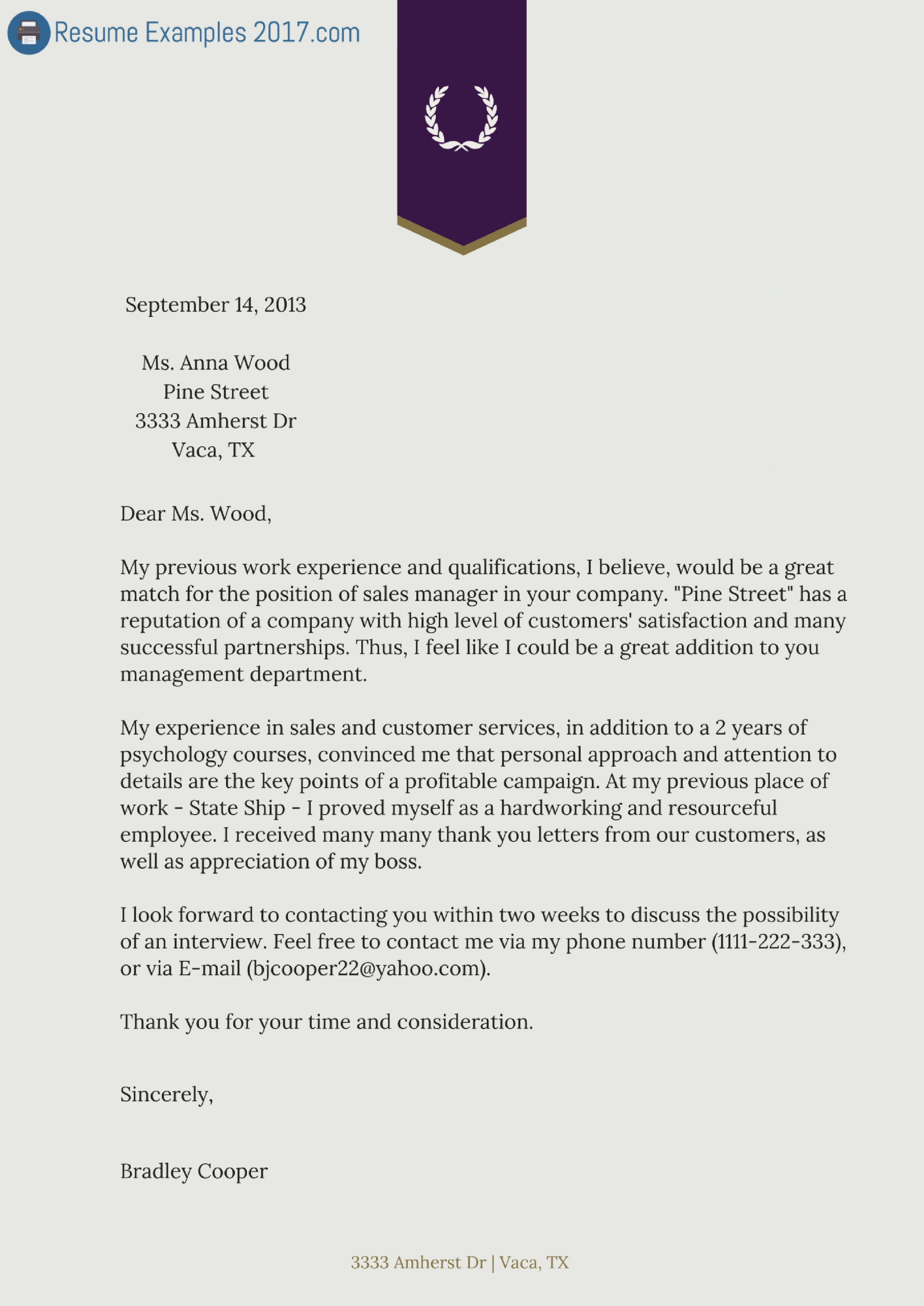 Sample Cover Letter Template Finest Cover Letter Resume Examples
