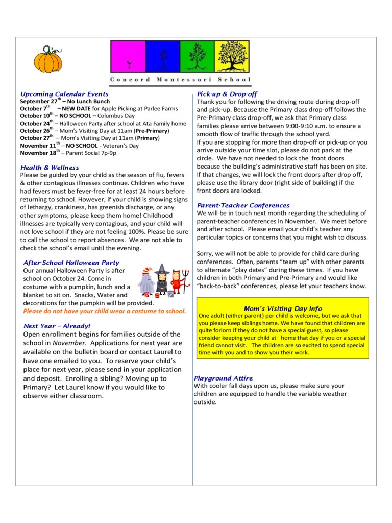 School Newsletter Template Free School Newsletter Templates with Interesting and