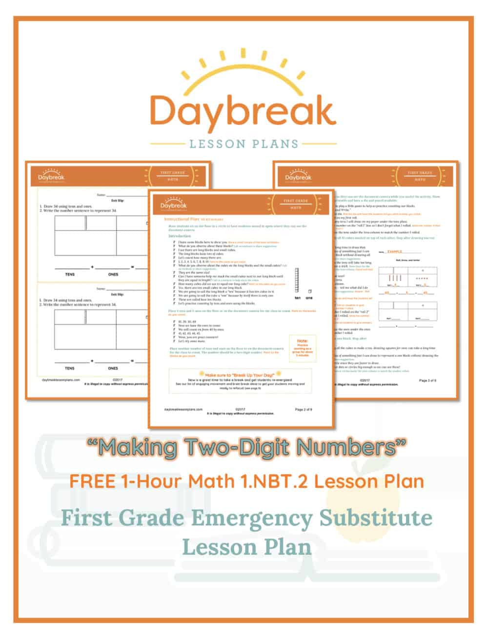1st Grade Math Lesson Plans Free 1st Grade Lesson Plans Daybreak Lessons