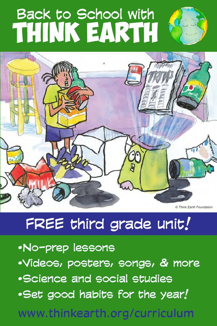 3rd Grade Lesson Plans Think Earth Third Grade Unit