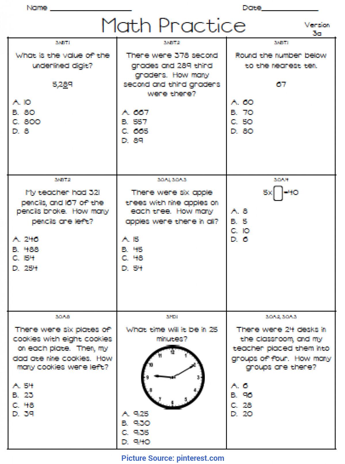 3rd Grade Math Lesson Plans Useful Free Printable toddler Curriculum All About Me I