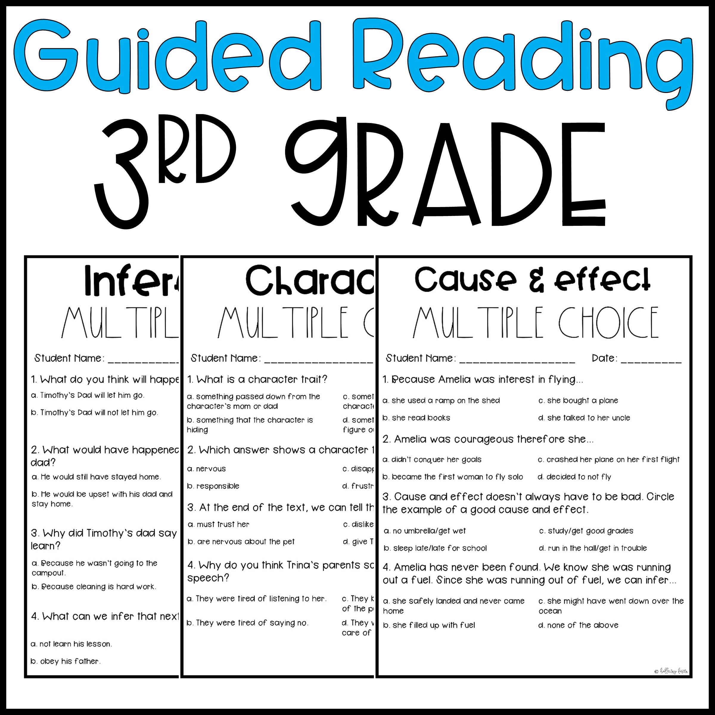 3rd Grade Reading Lesson Plans Guided Reading Lesson Plans 3rd Grade Hillary S