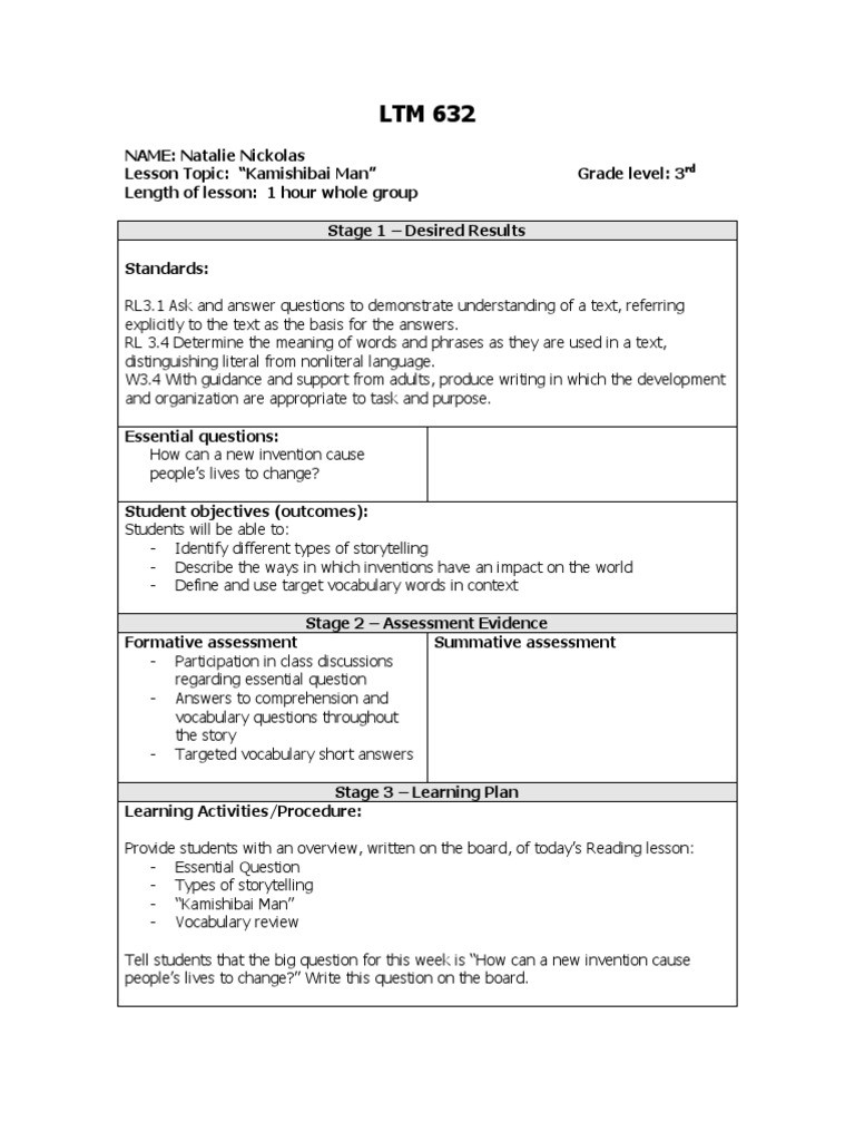 3rd Grade Reading Lesson Plans Third Grade Interactive Read Aloud Lesson Plan and Vocab