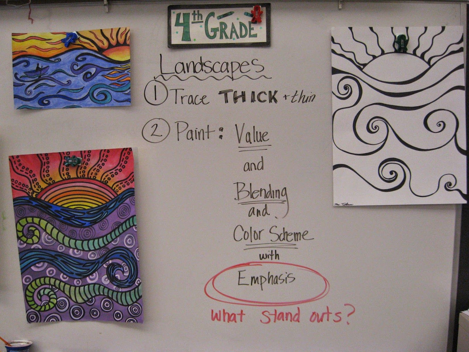4th Grade Art Lesson Plans 4th Grade Landscapes