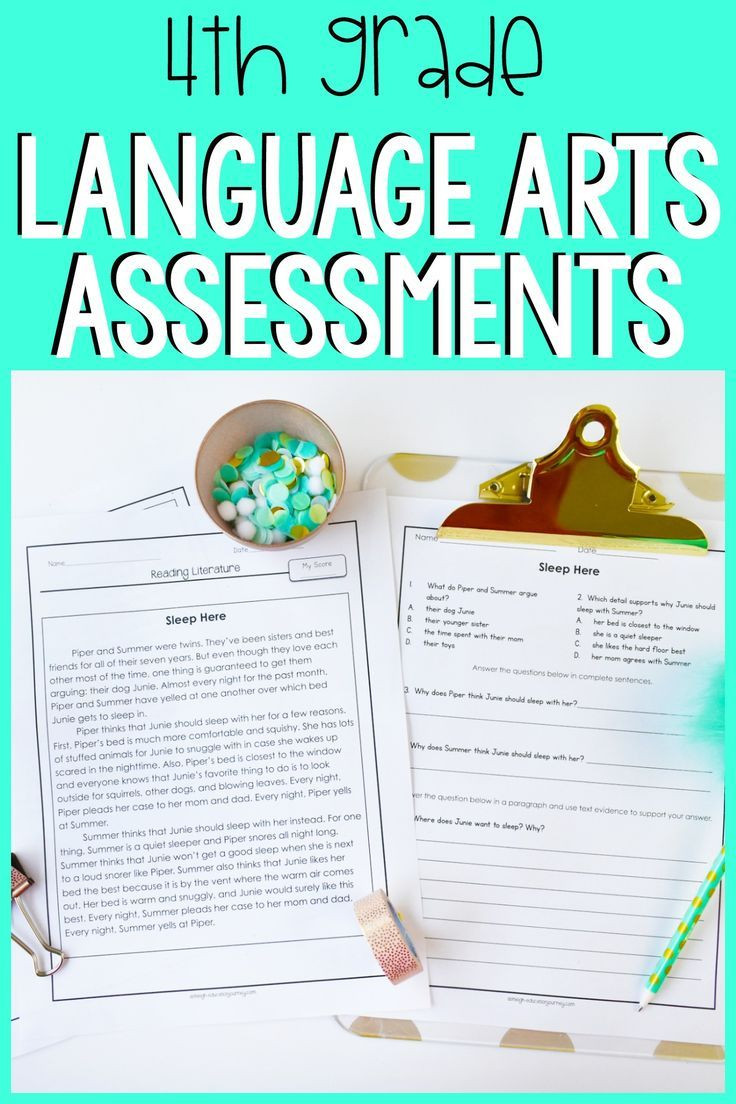 4th Grade Art Lesson Plans Fourth Grade Language Arts assessments Mon Core &amp; Not
