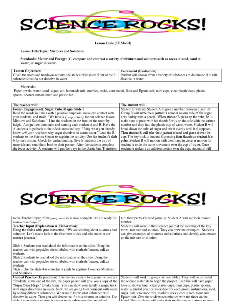 4th Grade Science Lesson Plans 4th Grade Science Lesson Plan Weebly