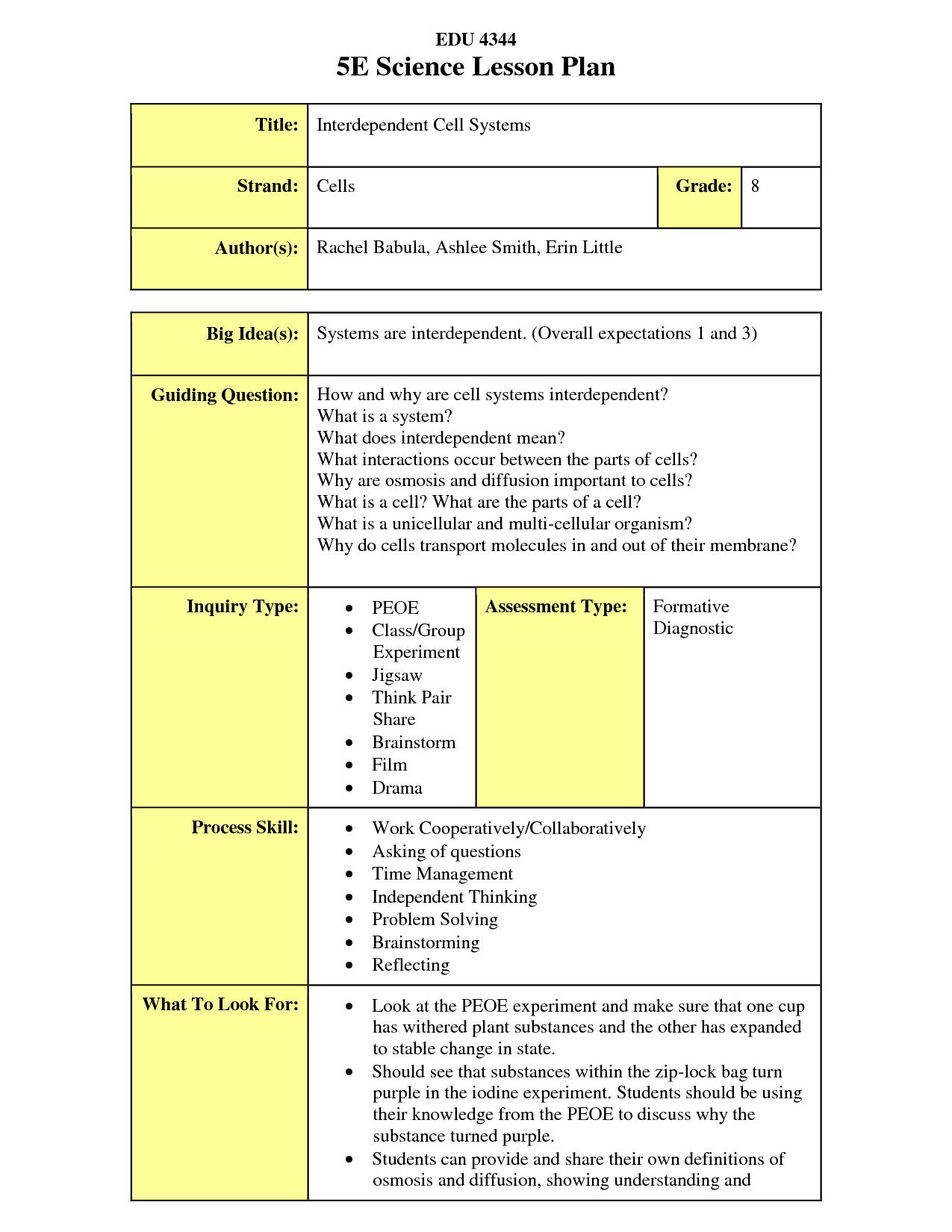 5e Lesson Plan Science the 5e Lesson Plan is An Extremely Useful Way Of Planning