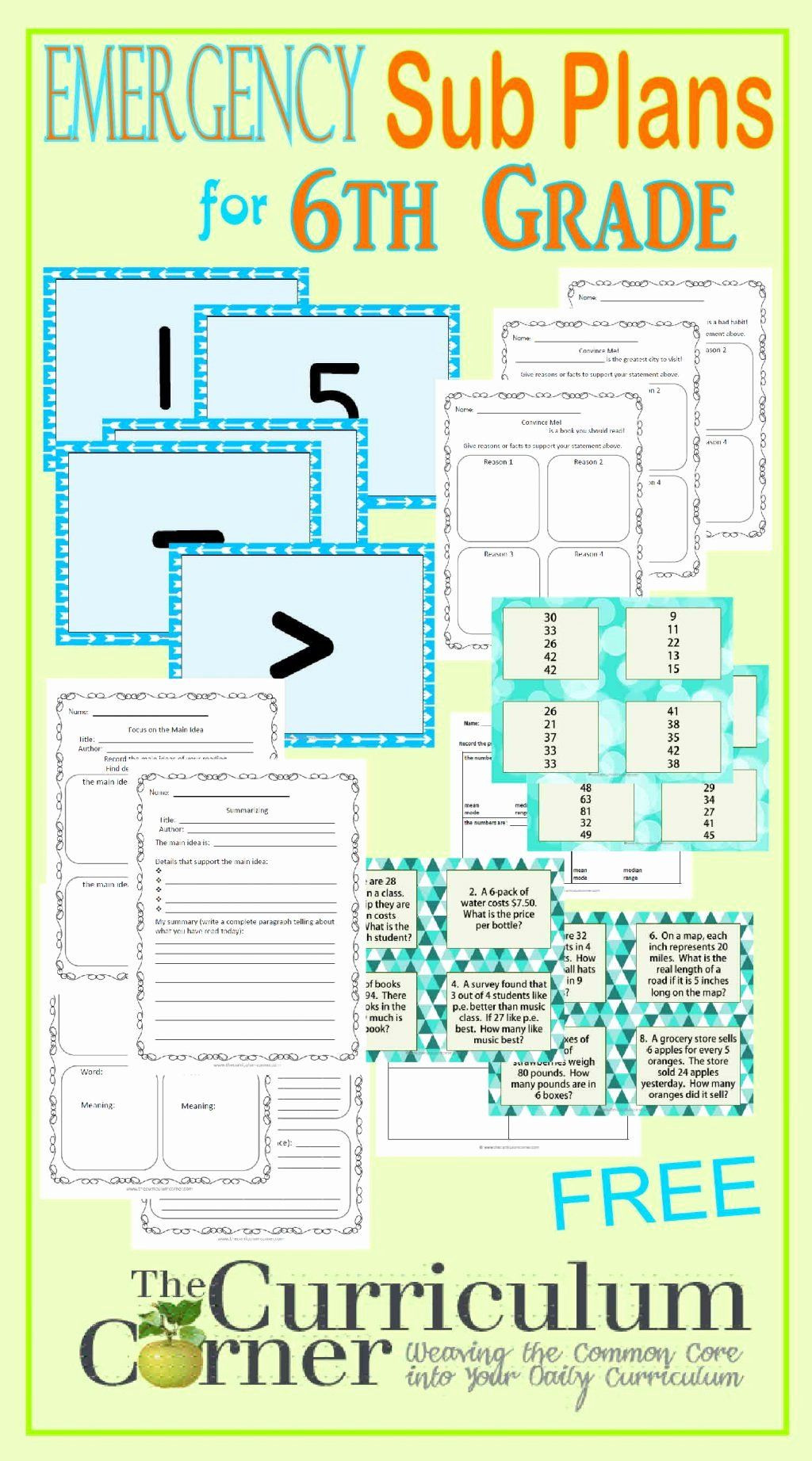 6th Grade Ela Lesson Plans Unit Plan Template Mon Core Best Lesson Plans 6th