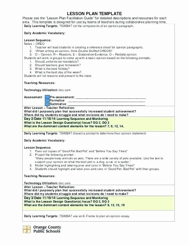 After School Program Lesson Plans Awesome after School Curriculum Template