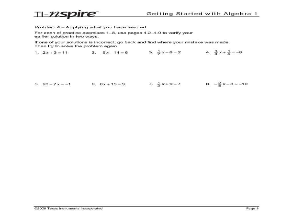 Algebra 1 Lesson Plans Getting Started with Algebra 1 Lesson Plan for 9th Grade