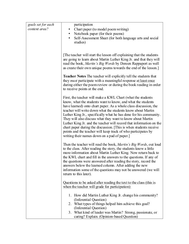 Annotated Lesson Plan Valung Lesson Plan How to Write A Children S Book