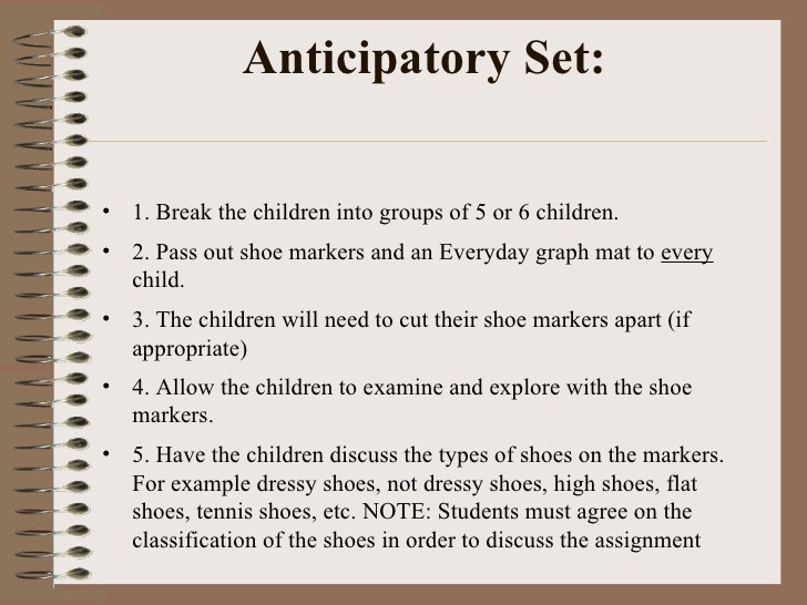 Anticipatory Set Lesson Plan Math Ppt Presentation