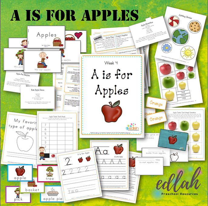 Apple Lesson Plans for Preschool A is for Apples Free Preschool Lesson Plans with Images