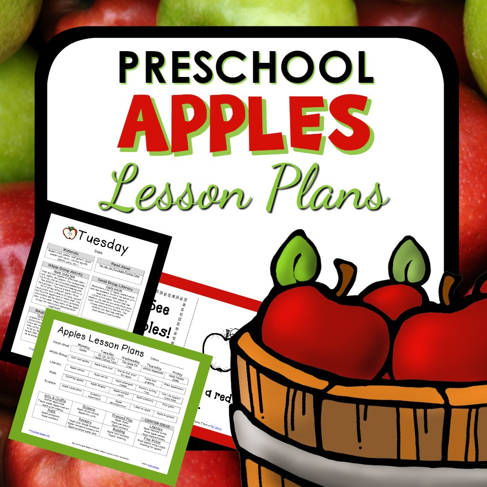 Apple Lesson Plans for Preschool Apple theme Preschool Classroom Lesson Plans Preschool