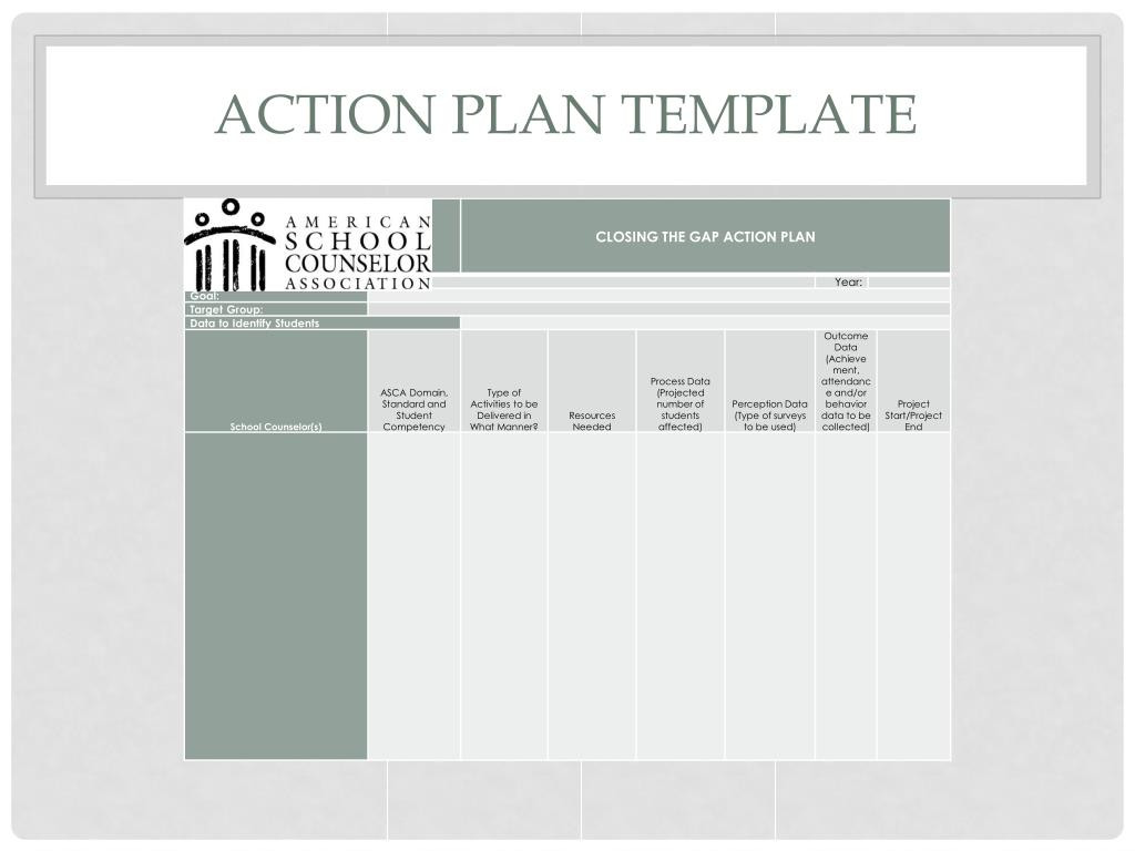 Asca Lesson Plan Template Ppt Understanding The Asca National Model And 